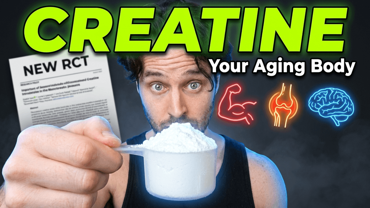 What Creatine Does to an Aging Body & Brain | NEW RCT